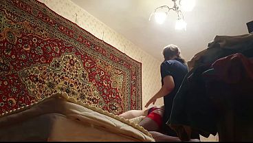 Cute Girl pegging man amateur homemade